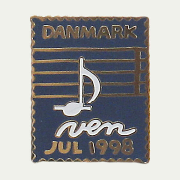 Pin med Julemærket 1998