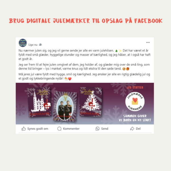 Digitalt Julemærke på Facebook